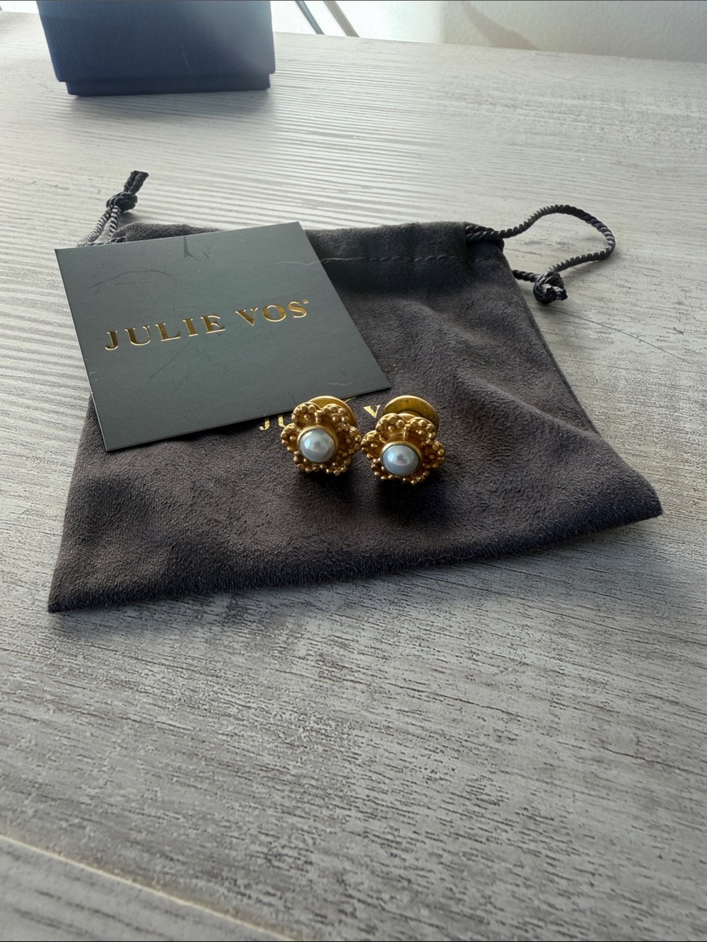 Julie Vos Colette Pearl Earrings
